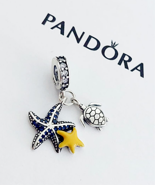 ESTRELLA DE MAR Y TORTUGA